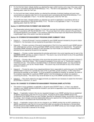 DEP Form 62-624.600(2) Annual Report Form for Individual Npdes Permits for Municipal Separate Storm Sewer Systems - Florida, Page 3