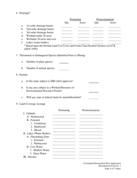 Form 1 Application for a Conceptual Reclamation Plan or Modification - Florida, Page 4