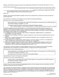 DEP Form 62-761.900(3) Part E Storage Tank Performance Bond - Florida, Page 2