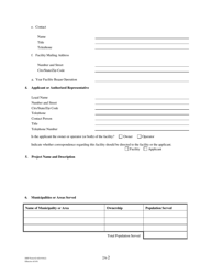 DEP Form 62-620.910(2) (2A) Wastewater Permit Application for Domestic Wastewater Facilities - Florida, Page 18