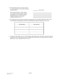 DEP Form 62-620.910(2) (2A) Wastewater Permit Application for Domestic Wastewater Facilities - Florida, Page 36