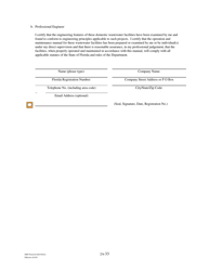 DEP Form 62-620.910(2) (2A) Wastewater Permit Application for Domestic Wastewater Facilities - Florida, Page 49