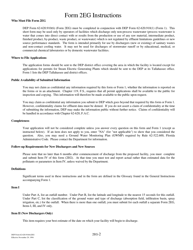 DEP Form 62-620.910(6) (2EG) Application for Permit to Discharge Non-process Wastewater to Ground Waters - Florida, Page 2