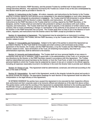 DEP Form 62-730.900(4)(F) Hazardous Waste Facility Standby Trust Fund Agreement to Demonstrate Financial Assurance - Florida, Page 4