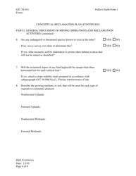 Fuller&#039;s Earth Form 1 (DEP53-039(16)) Notice of Intent to Mine Fuller&#039;s Earth - Florida, Page 4