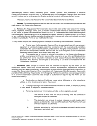 Form 62-330.301(24) Deed of Conservation Easement for Mitigation Banks With Third Party Beneficiary Rights to the U.S. Army Corps of Engineers - Florida, Page 2