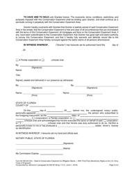 Form 62-330.301(24) Deed of Conservation Easement for Mitigation Banks With Third Party Beneficiary Rights to the U.S. Army Corps of Engineers - Florida, Page 5