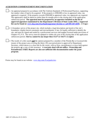 Form DRP-107 Attachment B Commencement Documentation Checklist - Florida, Page 2