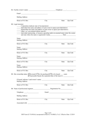 DEP Form 62-710.901(6) &quot;Used Oil Processing Facility Permit Application&quot; - Florida, Page 2