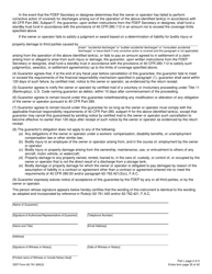 DEP Form 62-761.900(3) Part L Storage Tank Local Government Guarantee With Standby Trust Made by Local Government - Florida, Page 2