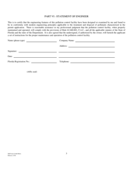 DEP Form 62-660.900(4) Laundromat General Permit Notification Form - Florida, Page 3