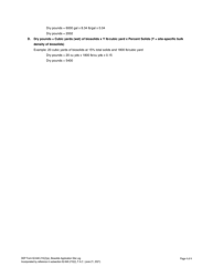 DEP Form 62-640.210(2)(E) Biosolids Application Site Log - Florida, Page 4