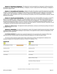 DEP Form 62-701.900(5)(H) Solid Waste Facility Standby Trust Fund Agreement - Florida, Page 4