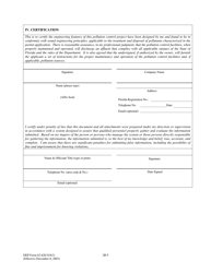 DEP Form 62-620.910(3) (2B) Application for Permit to Discharge Wastewater Concentrated Animal Feeding Operations and Aquatic Animal Production Facilities - Florida, Page 5