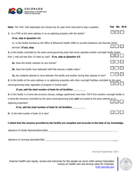 Attestation Form for Facilities Enrolling With Health First Colorado - Colorado, Page 2