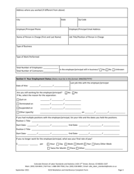 Retaliation and Interference Complaint Form - Colorado, Page 3