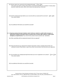 Retaliation and Interference Complaint Form - Colorado, Page 6