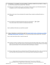 Retaliation and Interference Complaint Form - Colorado, Page 7