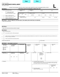 Form STD.698 Life Insurance Enrollment - California