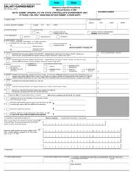 Form STD.639 Salary Garnishment - California