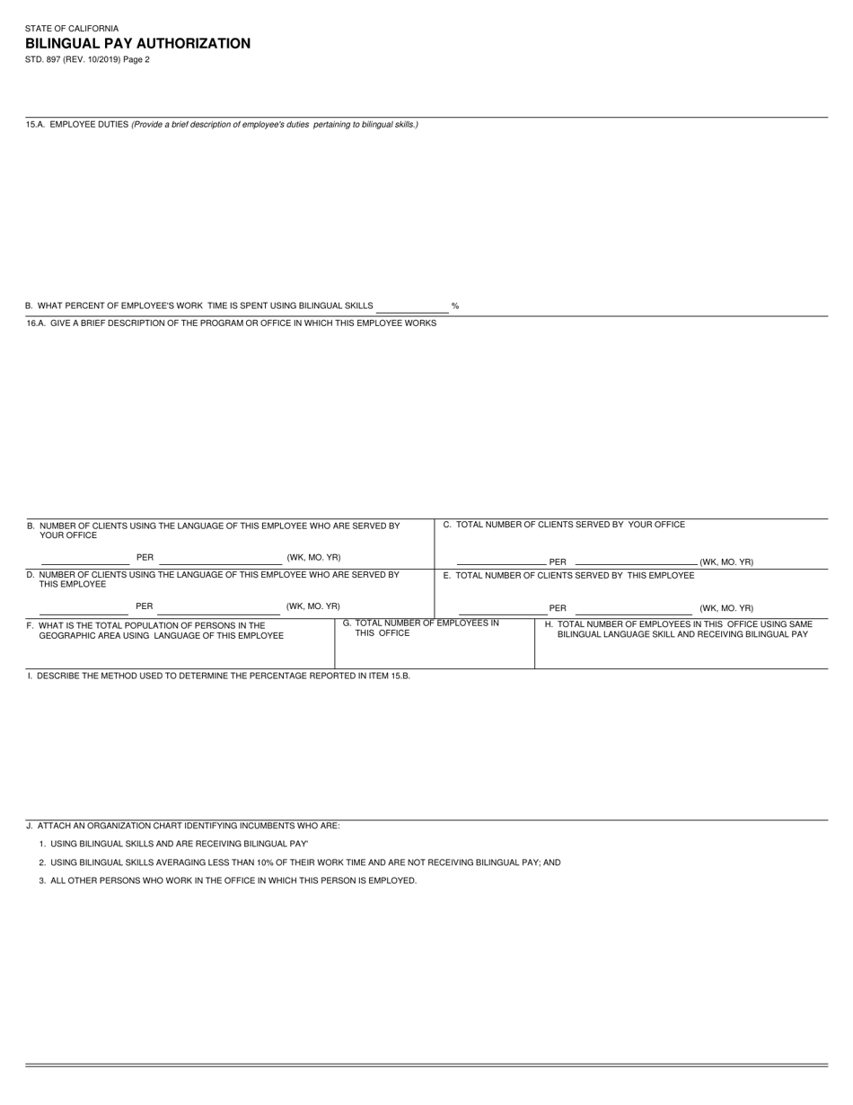 Form Std897 Fill Out Sign Online And Download Fillable Pdf California Templateroller 3957