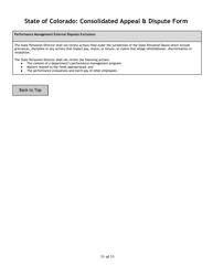 Consolidated Appeal &amp; Dispute Form - Colorado, Page 11