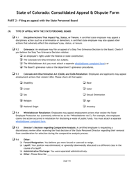 Consolidated Appeal &amp; Dispute Form - Colorado, Page 3