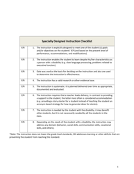 Specially Designed Instruction - Accelerate the Learning for Students With Disabilities - Georgia (United States), Page 6