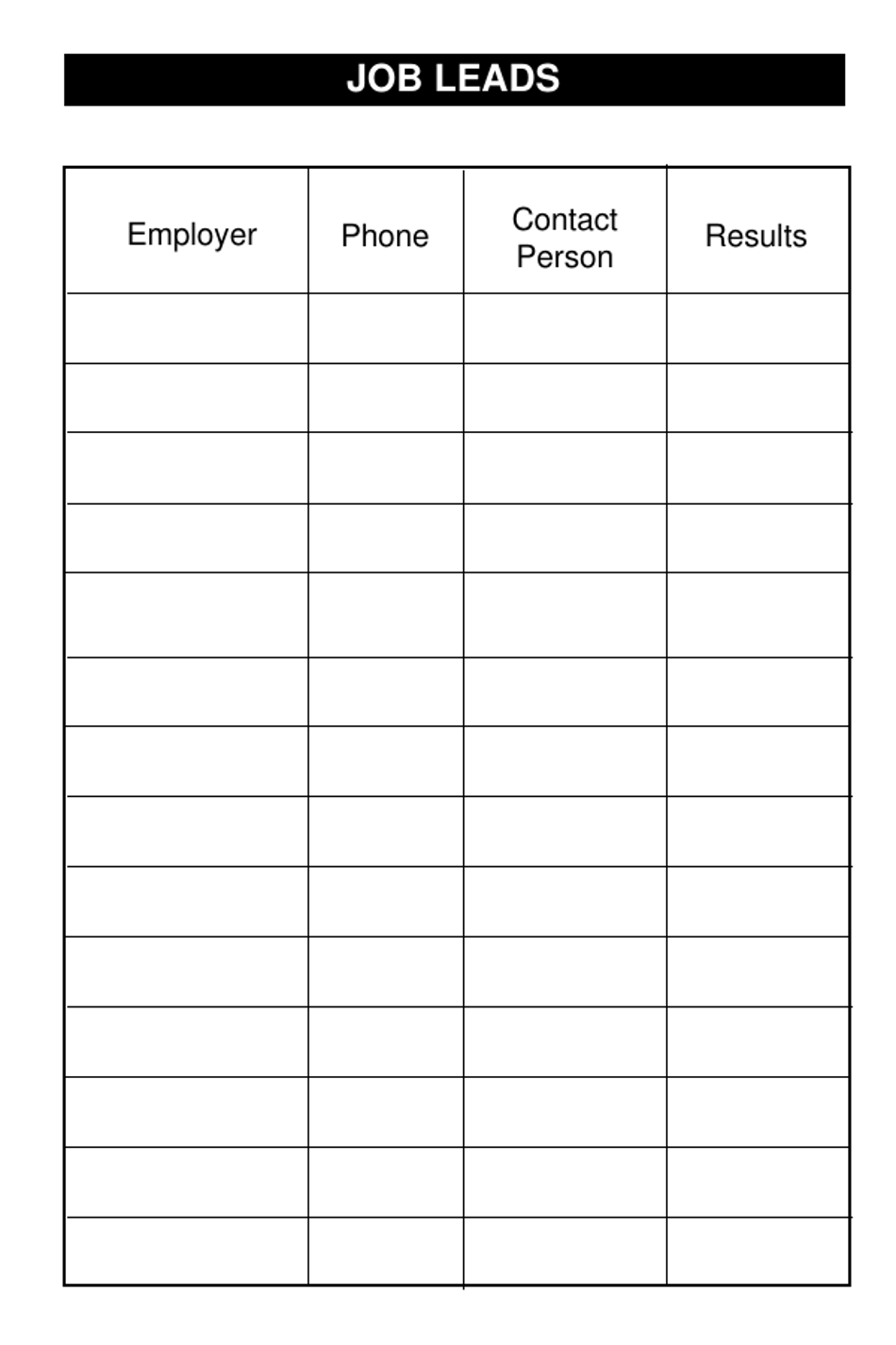 Form DOL-1130 Personal Data Book - a Record for Job Hunters - Georgia (United States), Page 14