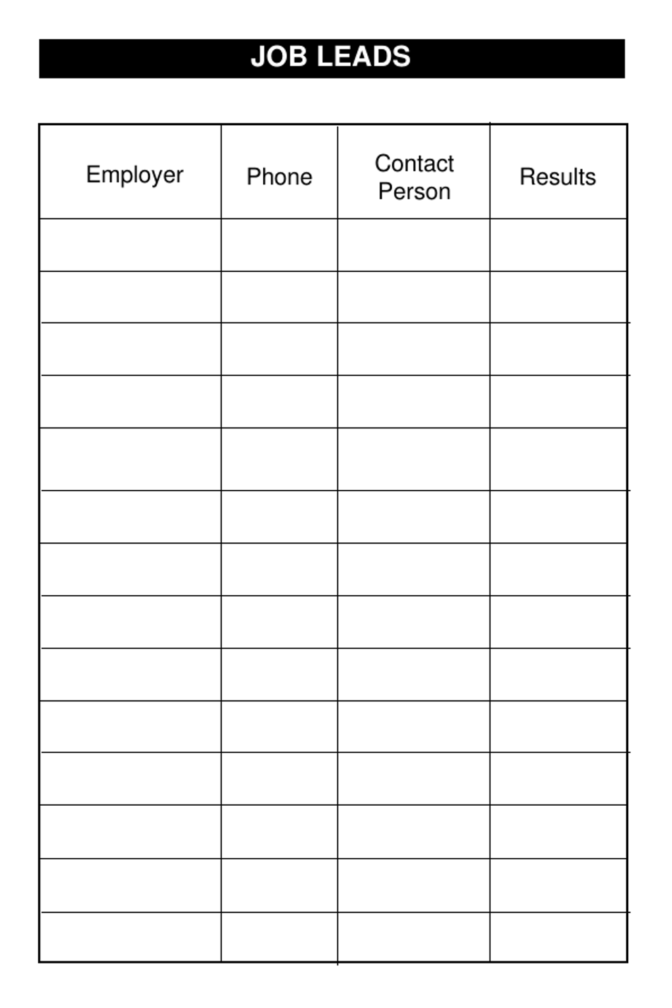 Form DOL-1130 Personal Data Book - a Record for Job Hunters - Georgia (United States), Page 15