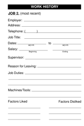 Form DOL-1130 Personal Data Book - a Record for Job Hunters - Georgia (United States), Page 5