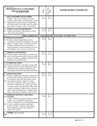 Form HRD528 Performance Categories for Supervisors - Hawaii, Page 2