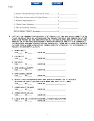 Form IT-QBE Qualified Business Expansion Application - Georgia (United States), Page 4