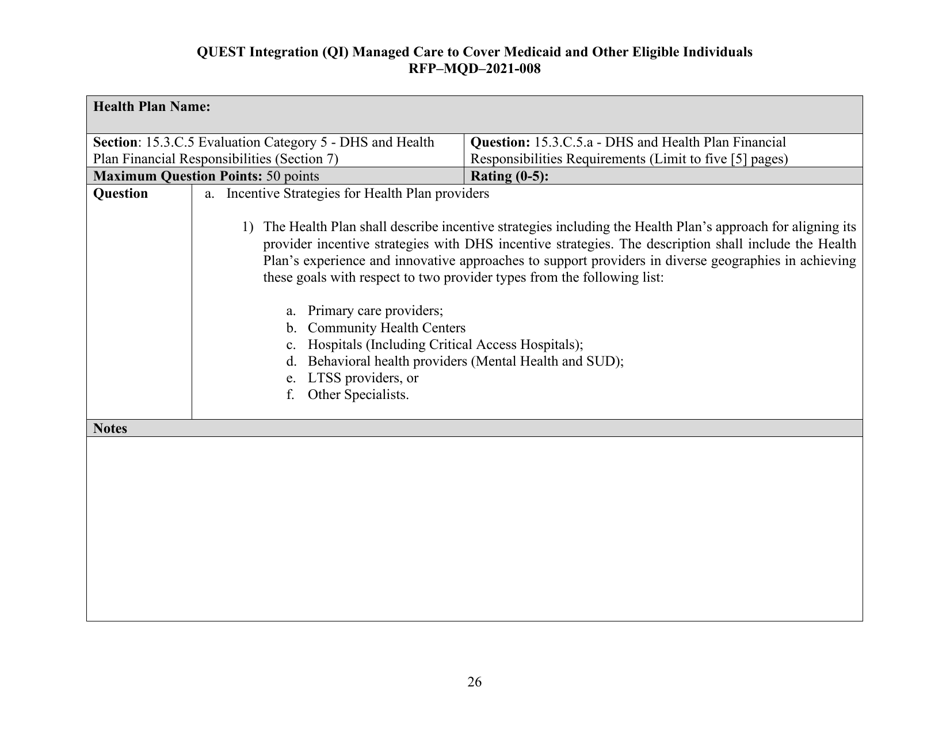 Appendix K Quest Integration Evaluation Tool - Hawaii, Page 26