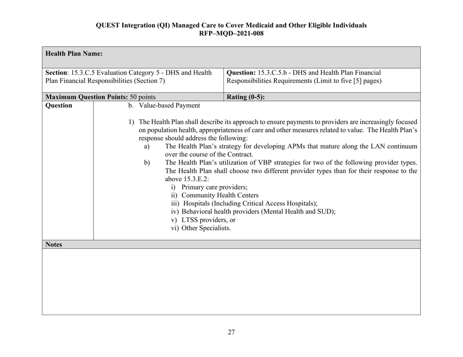 Appendix K Quest Integration Evaluation Tool - Hawaii, Page 27