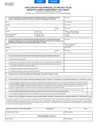 Form IT-APP Application for Approval of Project Plan Manufacturer&#039;s Investment Tax Credit - Georgia (United States)