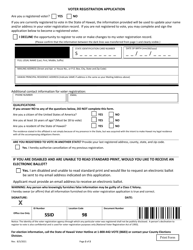 State of Hawaii Identification Card Application - Hawaii, Page 2