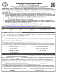 Form HRT-8S2 &quot;Hurricane Relief Secure Power of Attorney&quot; - Georgia (United States)