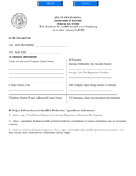 Form IT-MC Musical Tax Credit - Georgia (United States)