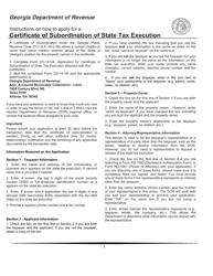 Form CD-14134 Application for Certificate of Subordination of State Tax Execution - Georgia (United States), Page 4