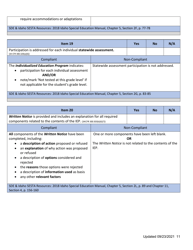 General Supervision File Review Checklist - Idaho, Page 11