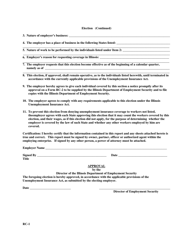 Form RC-1 Employer Election to Cover Multi-State Workers Under the Illinois Unemployment Insurance Act - Illinois, Page 2