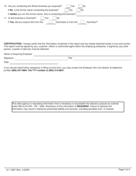 Form UI-1 S&amp;P Report to Determine Succession - Illinois, Page 4