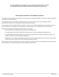 Form UI-1 S&amp;P Report to Determine Succession - Illinois, Page 5