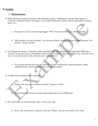 Shared Data Agreements - Internal Controls Questionnaire - Example - Illinois, Page 4