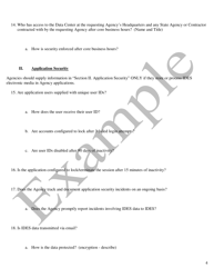 Shared Data Agreements - Internal Controls Questionnaire - Example - Illinois, Page 5