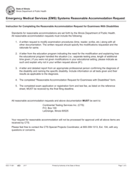 EMS Reasonable Accommodation Request - Illinois