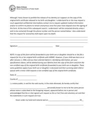 Birth Parent Preference Form - Illinois, Page 4