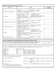 Influenza-Associated Pediatric Mortality Case Report Form, Page 2