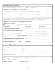 Influenza-Associated Pediatric Mortality Case Report Form, Page 4